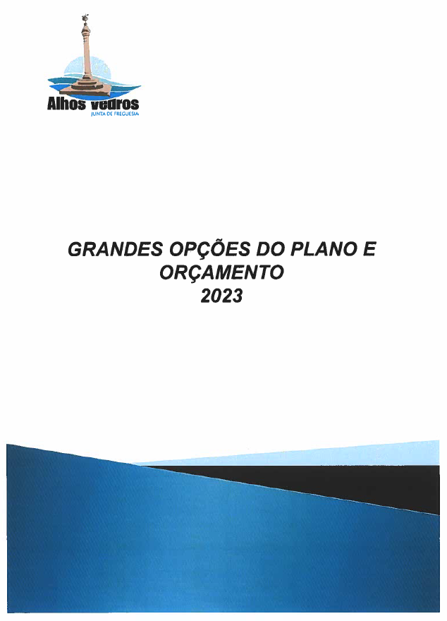 Grandes opções do plano e orçamento 2023