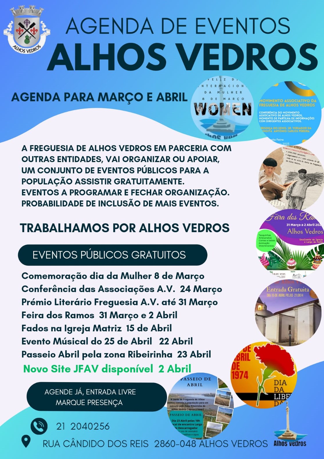 Agenda Eventos Alhos Vedros