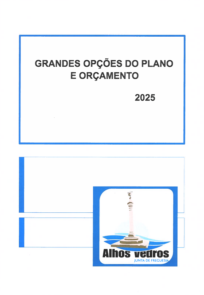 Grandes opções do plano e orçamento 2025