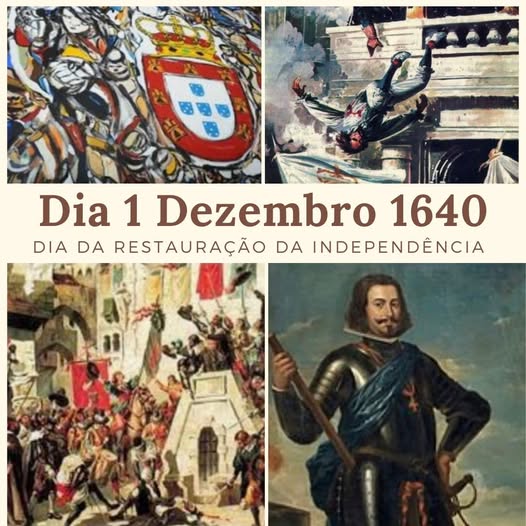 Dia 1 de Dezembro de 1640, dia da independência de Portugal